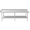 Koolmore 16 Gauge Stainless Steel Commercial Equipment Stand -30" X 72" Heavy Duty Griddle Stand w/Undershelf EQT-163072 - alternate 1
